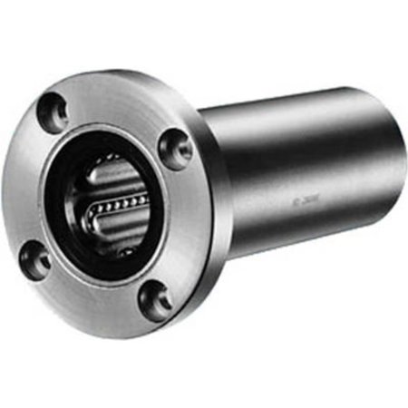 NB CORPORATION OF AMERICA NB Corp SWF4WUU 1/4" ID Round Flange Double-Wide Type Linear Bearing W/Seals, Steel SWF4WUU